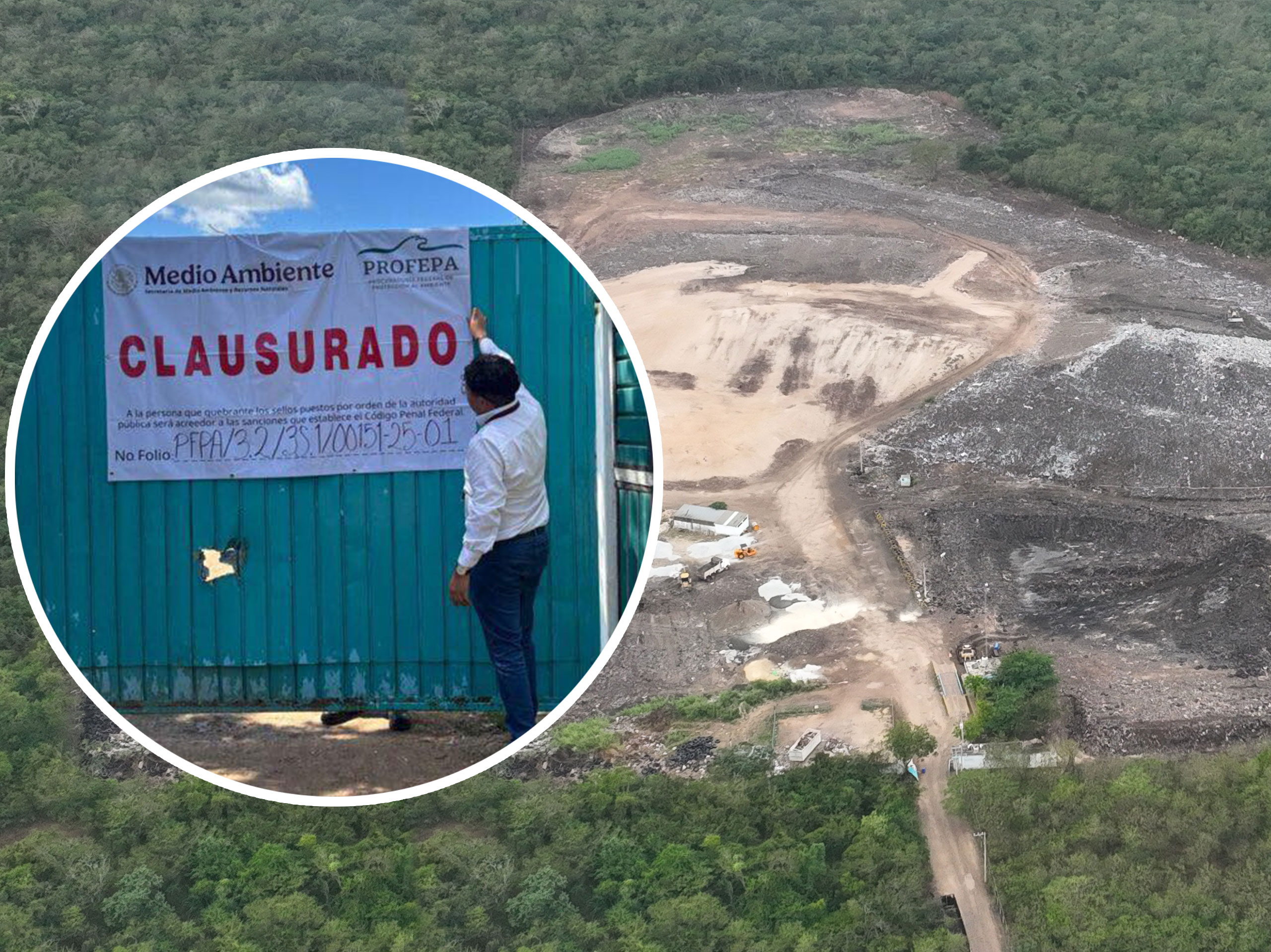 Ordena tribunal suspender basurero de Kanasín por amenazar el acuífero.