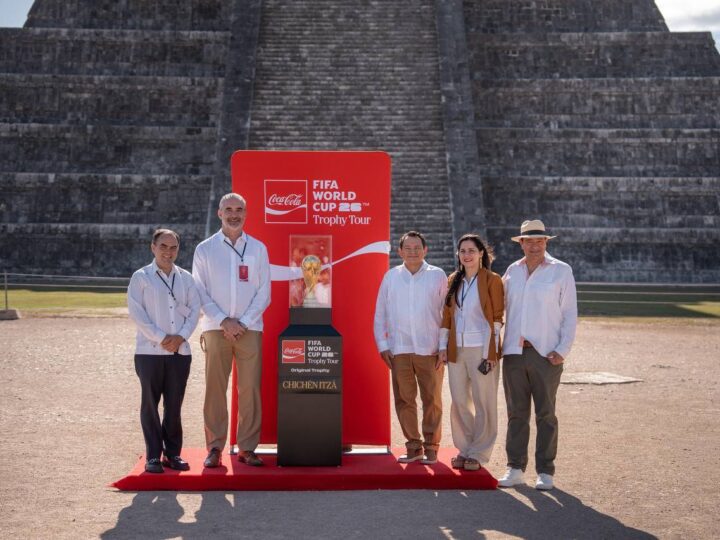 Chichen Itzá recibió a la Copa del Mundo.