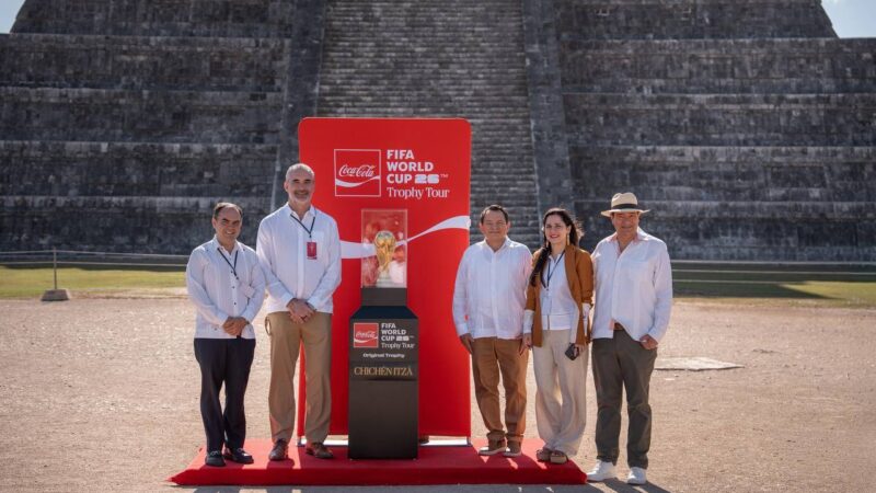 Chichen Itzá recibió a la Copa del Mundo.