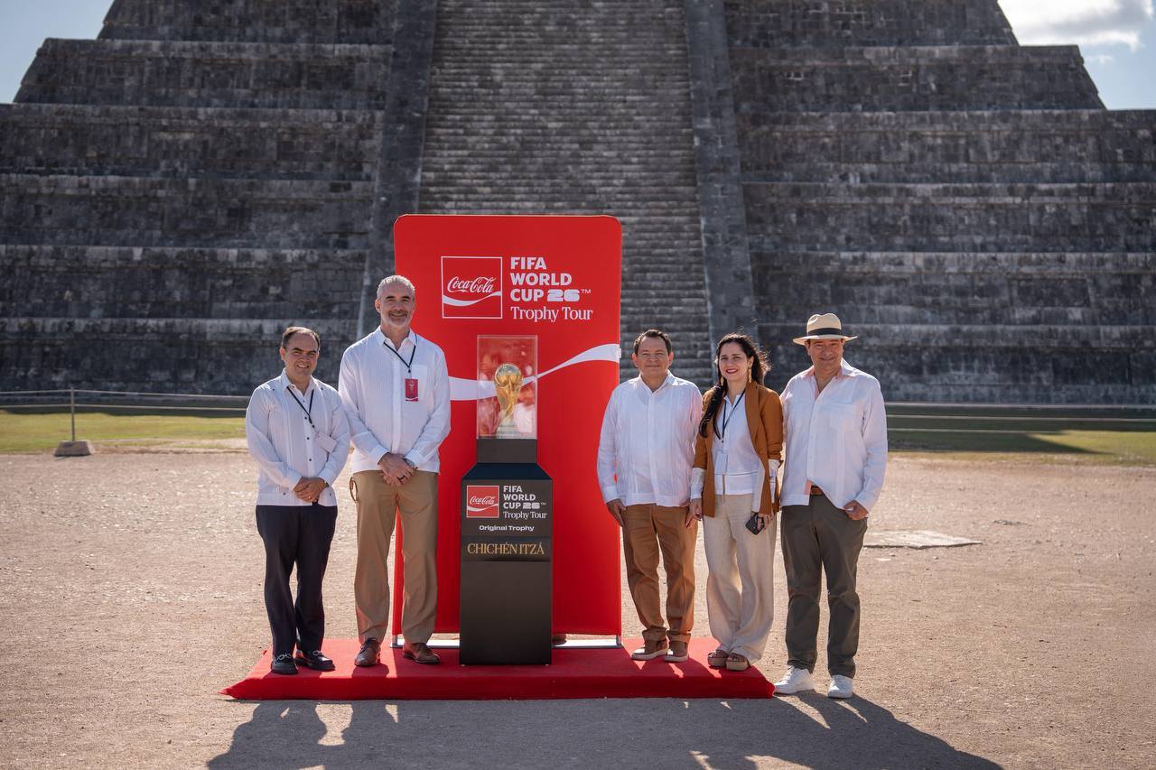 Chichen Itzá recibió a la Copa del Mundo.