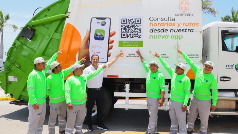 Presentan App que monitorea la recolección de basura en Campeche.