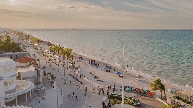 Baja afluencia turística en Progreso sorprende y preocupa a comerciantes